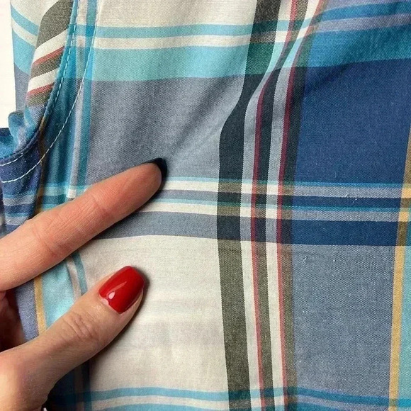 O’Neill Long Sleeve Plaid Button Down Shirt Size Medium - Picture 9 of 11